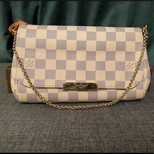 Louis Vuitton Favorite Pm Damier Azur Handbag